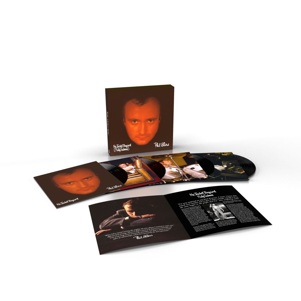 Phil Collins No Jacket Required (Fully Tailored) Vinyl LP Box Set Due Out 12/09/25