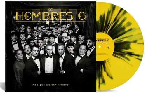 Hombres G: Por Que No Ser Amigos? - Ltd Yellow & Black Splatter Vinyl