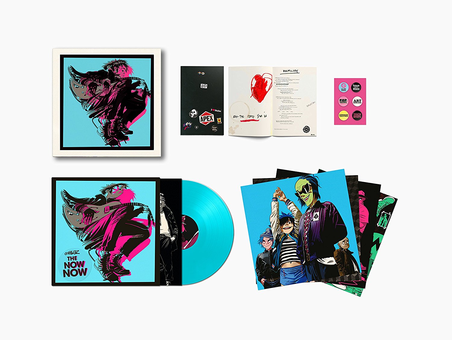 GORILLAZ The Now Now Deluxe Box Set Vinyl LP Box Set 2018