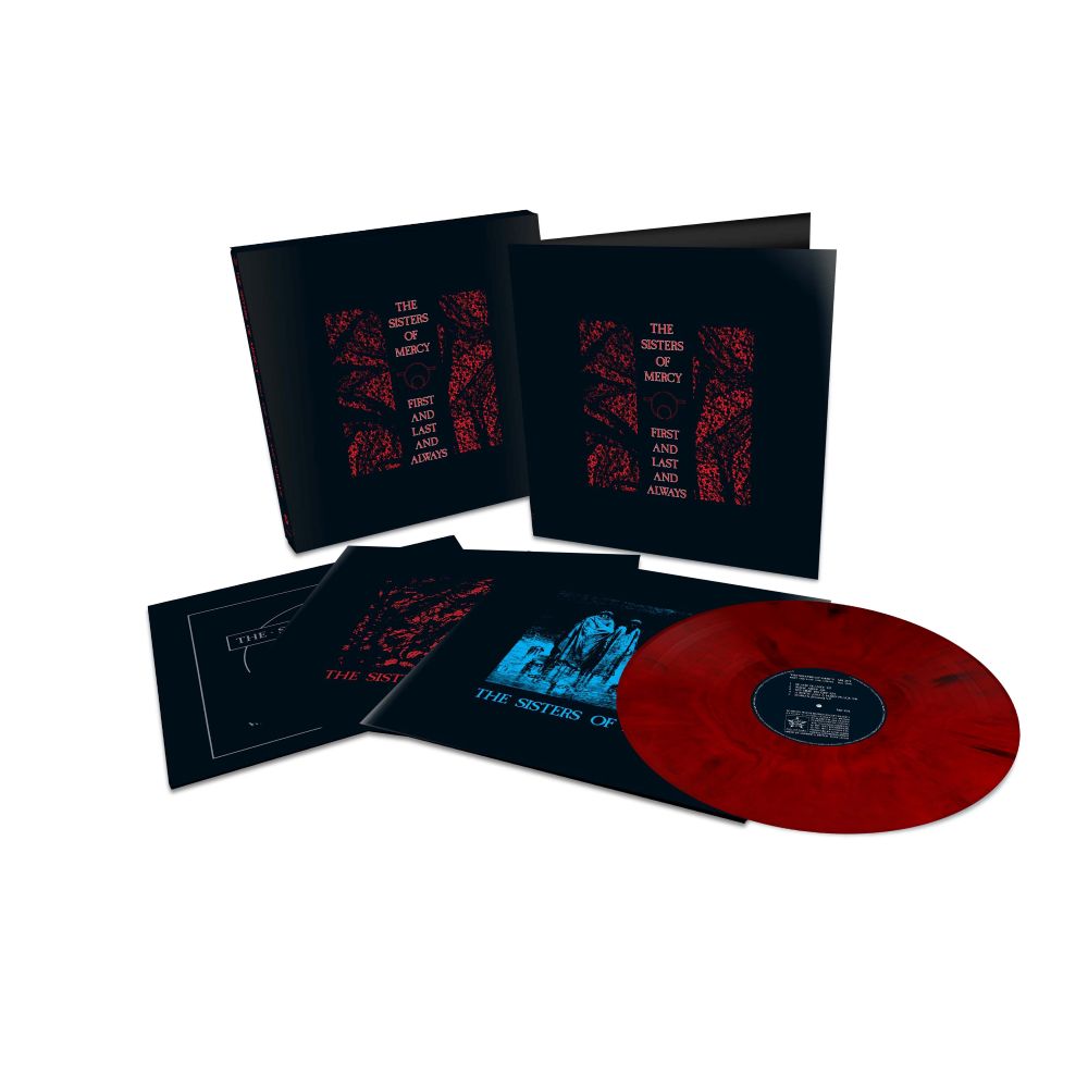 The Sisters Of Mercy First and Last and Always Vinyl LP Box Set Red & Black Marble Colour 2025
