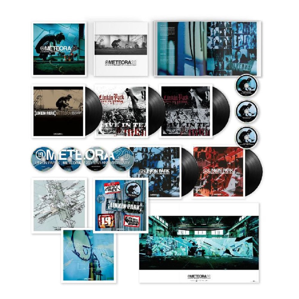 Linkin Park Meteora 20th Anniversary Super Deluxe & 20th Anniversary Vinyl & CD Box Set 2023