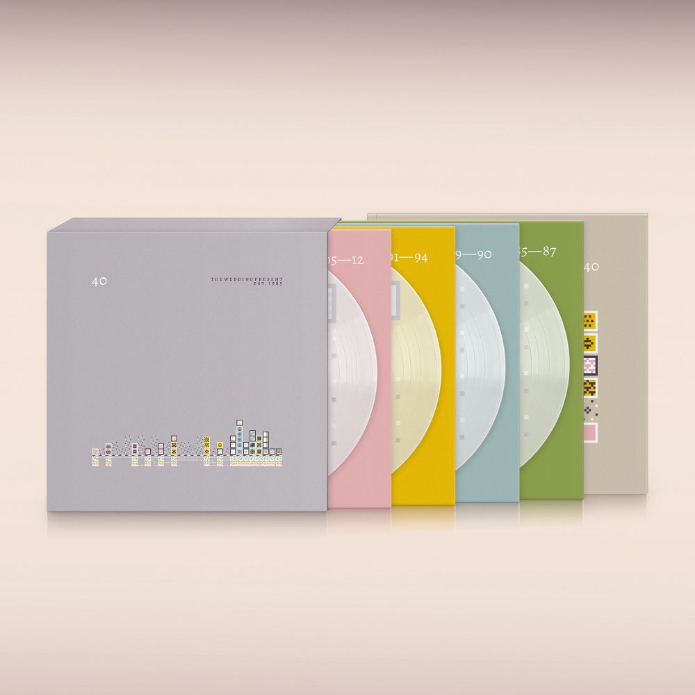 The Wedding Present The Wedding Present 40 Vinyl LP Box Set Frosted White Colour Due Out 19/09/25